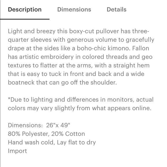 Light perfect with a tank under it or as a bathing suit cover up. - Picture 2 of 2